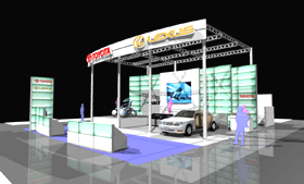 TOYOTA booth