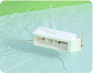 スクリューボート 工作完成品