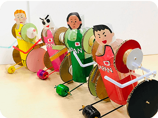 ランニングロボット 工作完成品