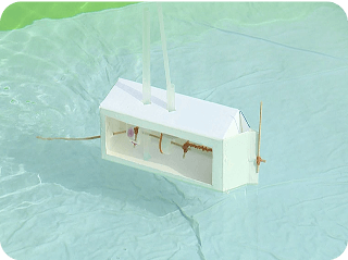 スクリューボート 工作完成品