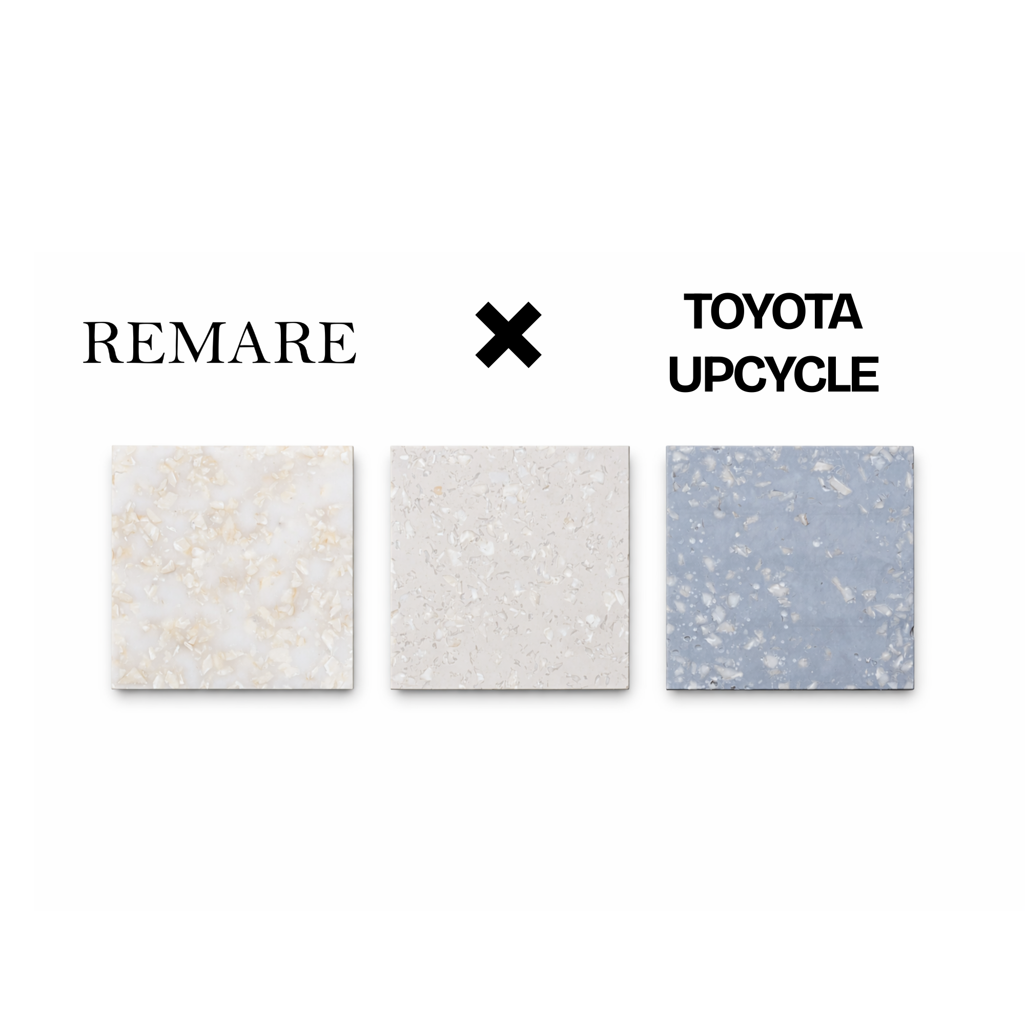 REMARE × TOYOTA UPCYCLE、自動車業界由来の複合廃棄プラスチックを起点としたマテリアル開発を開始しました。
