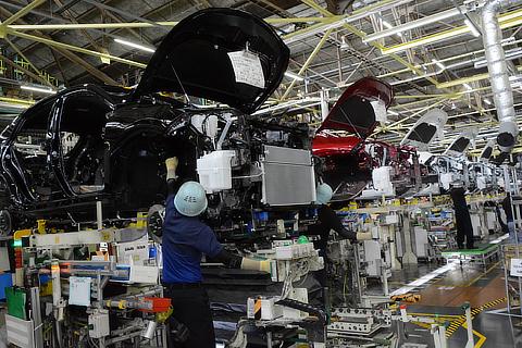 Takaoka Plant: Manufacturing of the Harrier (as of June 2020)