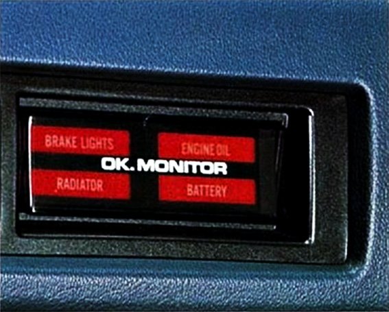 The “OK monitor” that had occupied a false space was an exclusive option only available on the GT