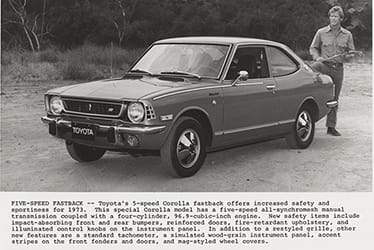 USA - The 2nd Generation Corolla (1971 - 1974)