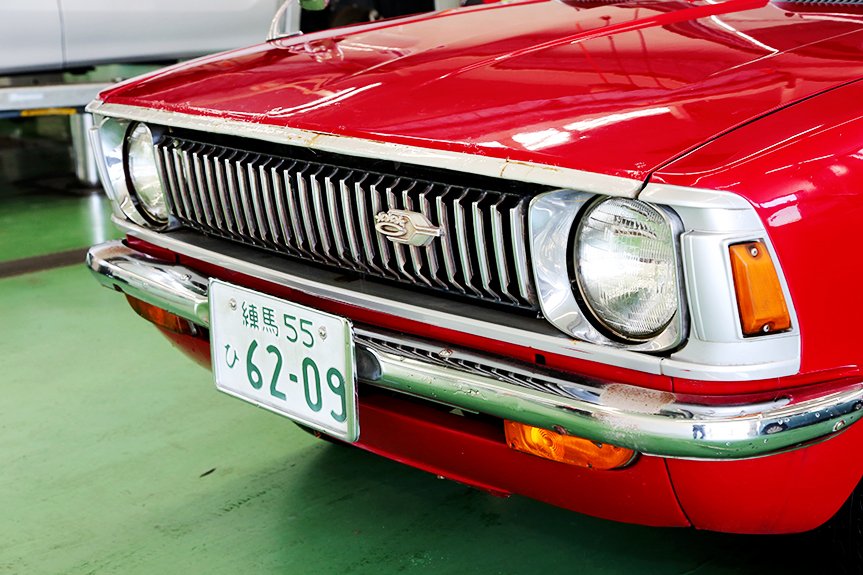 Red Corolla in 1970