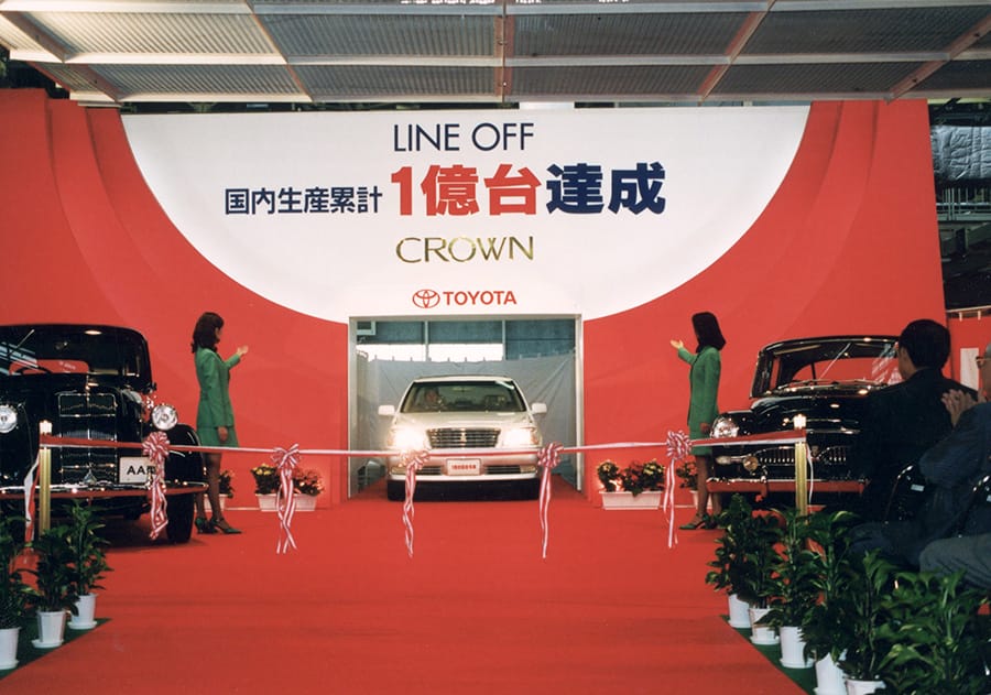 Cumulative production in Japan reached 100 million units