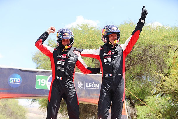 Rally México Another record win for Ogier aboard the GR YARIS Rally1 HYBRID
