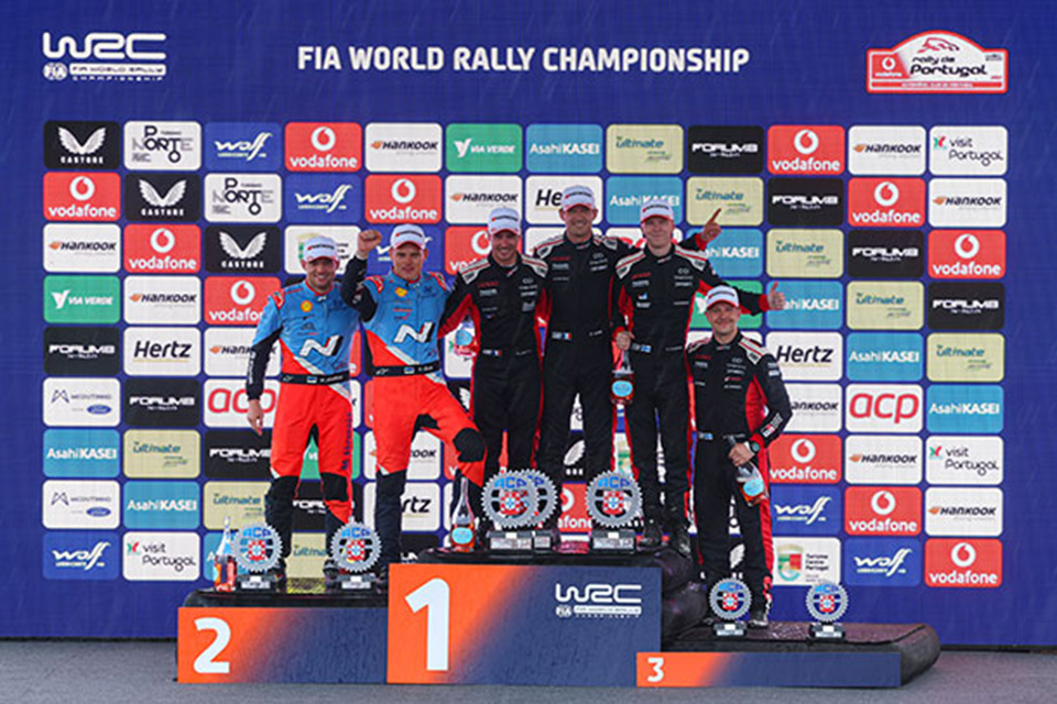 Rally de Portugal Ogier and TOYOTA GAZOO Racing are Portugal victors again