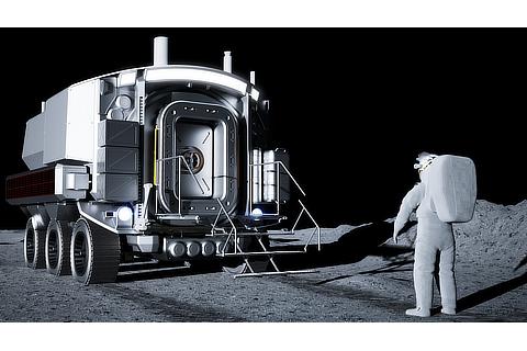 有人与圧ローバー（新イメージ） ©JAXA／TOYOTA