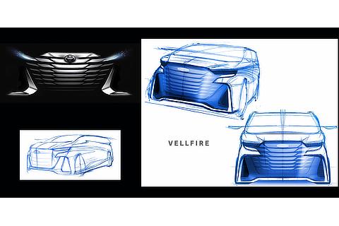 Vellfire Early Ideation Sketch