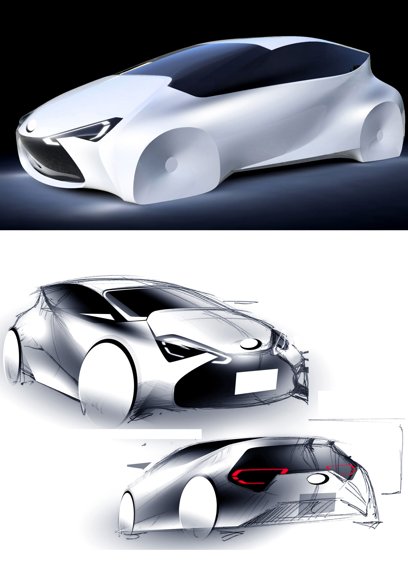 アクアデザインスケッチ トヨタデザイン トヨタブランド モビリティ トヨタ自動車株式会社 公式企業サイト