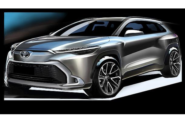 COROLLA CROSS Final Front Sketch