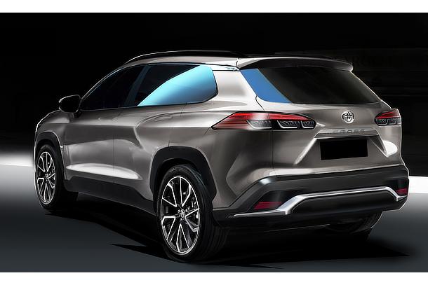COROLLA CROSS Final Rear Sketch