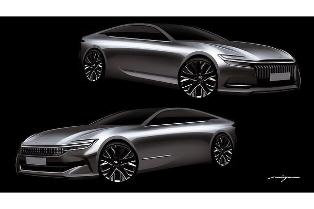 Crown (Sedan type) Early Idea Sketch