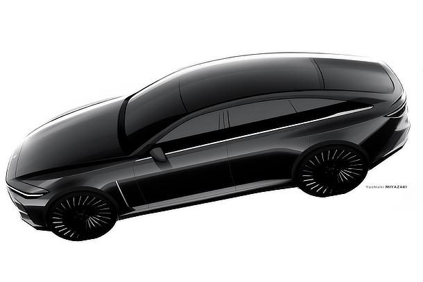 Crown (Sedan type) Early Idea Sketch