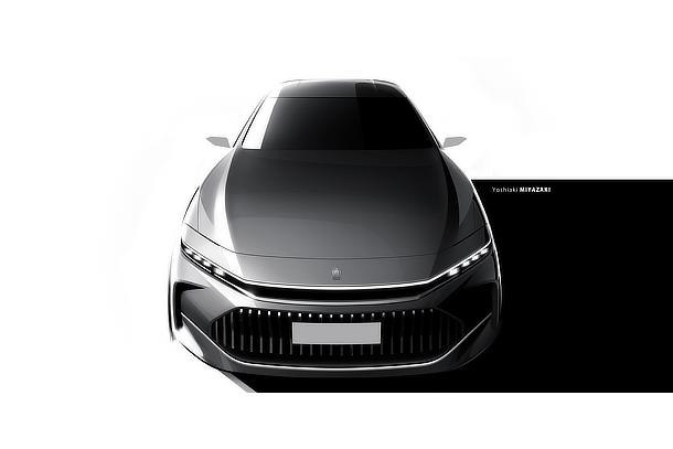 Crown (Sedan type) Mid Stage Idea Sketch