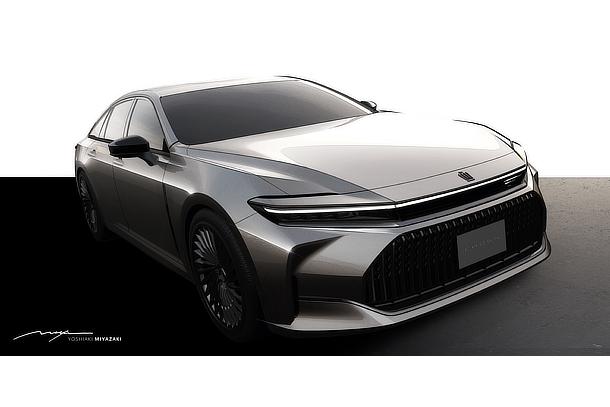 Crown (Sedan type) Mid Stage Idea Sketch
