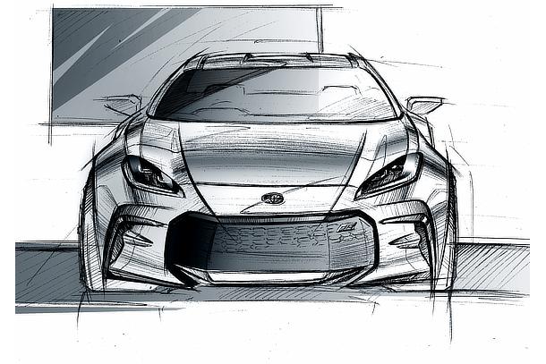 GR86 Mid Stage Exterior Idea Sketch