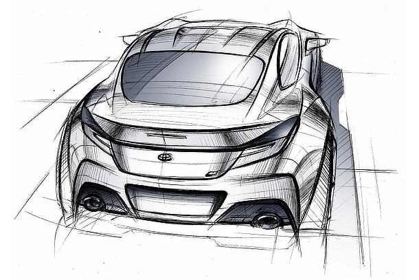 GR86 Mid Stage Exterior Idea Sketch