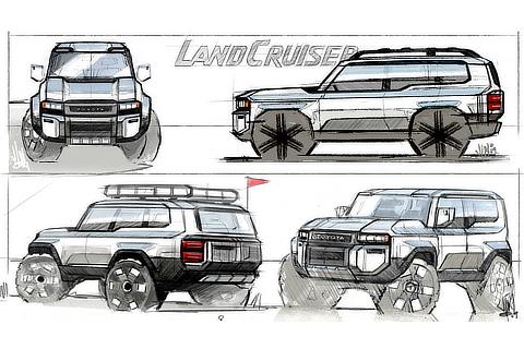 Land Cruiser "250" Mid Stage Idea Sketch