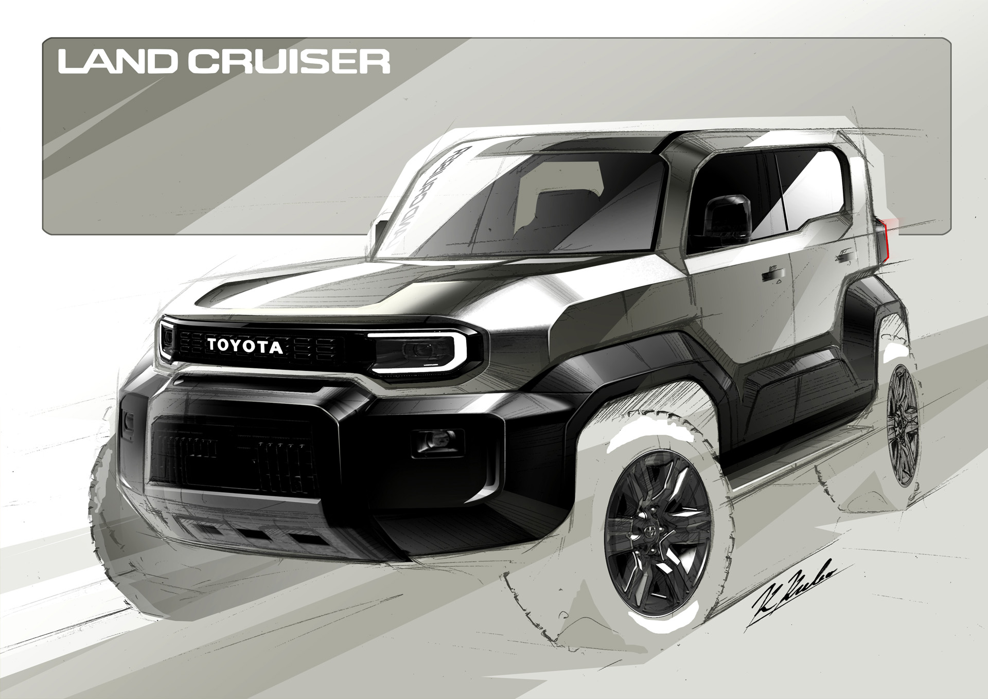 ランドクルーザー“FJ” デザインスケッチ | トヨタデザイン | トヨタ