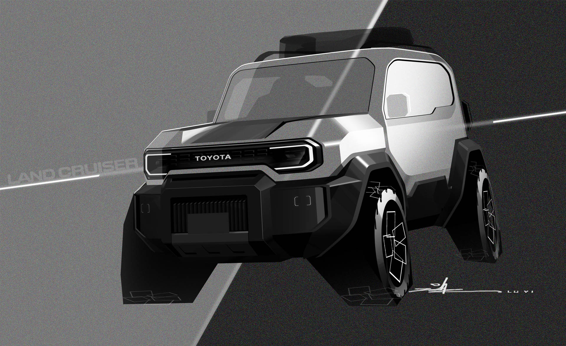 ランドクルーザー“FJ” デザインスケッチ | トヨタデザイン | トヨタ