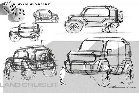 Land Cruiser "FJ" Early Idea Sketch