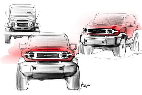 Land Cruiser "FJ" Early Idea Sketch