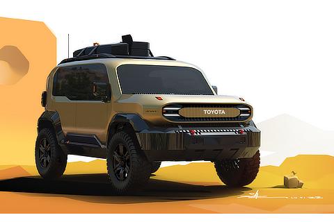 Land Cruiser "FJ" Mid Stage Idea Sketch