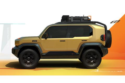 Land Cruiser "FJ" Mid Stage Idea Sketch