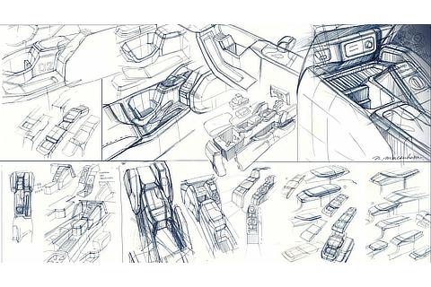 Land Cruiser "FJ" Early Idea Sketch