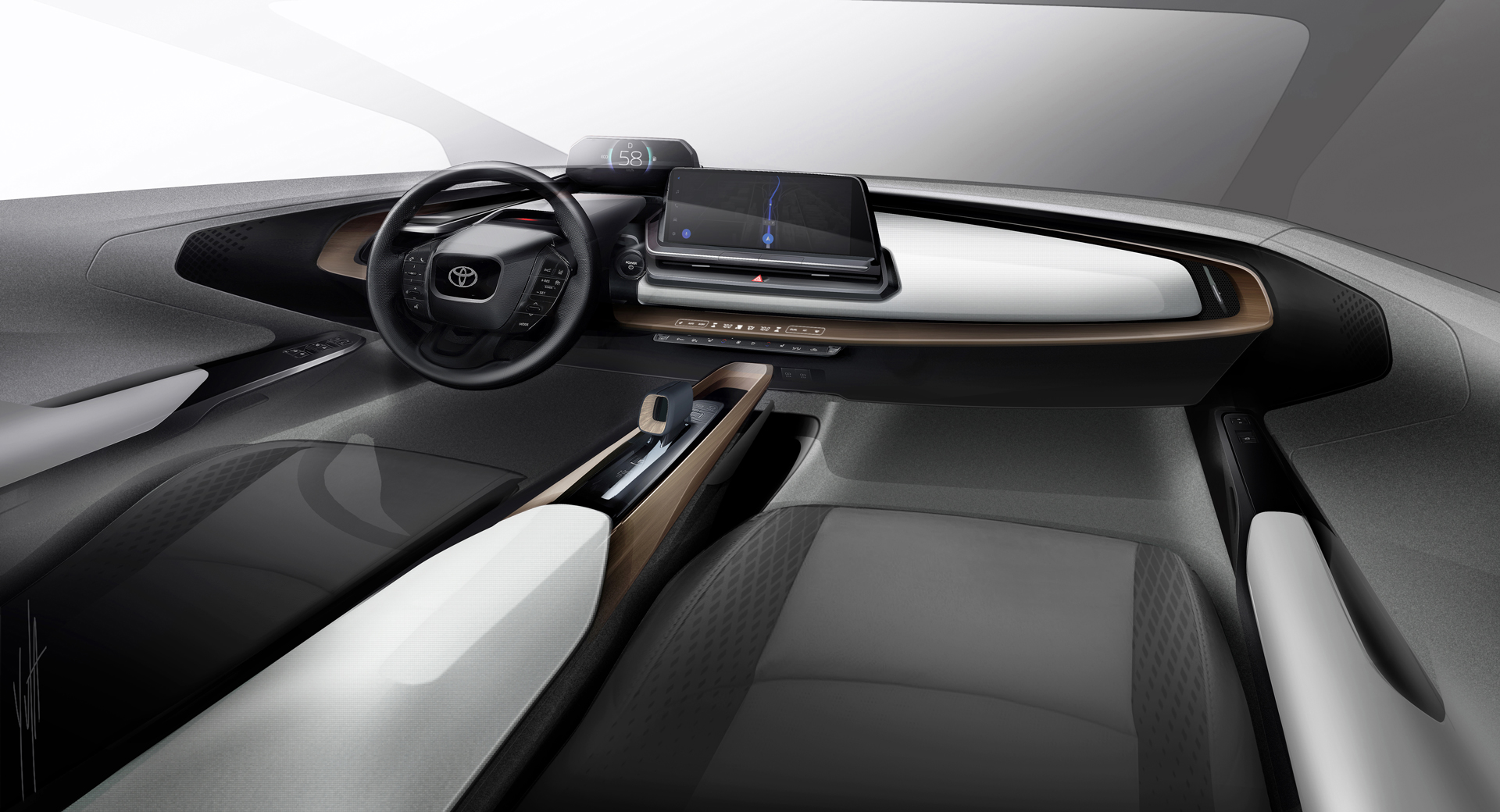 TOYOTAプリウスデザイン画 TOYOTAプリウスデザイン画 Prius Design Sketches | Toyota