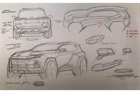 RAV4 Mid Stage Detail Idea Sketch