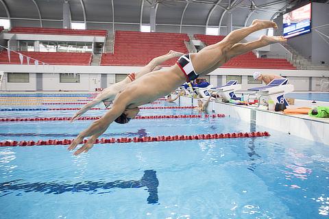 Takeshi Kawamoto, Swimming