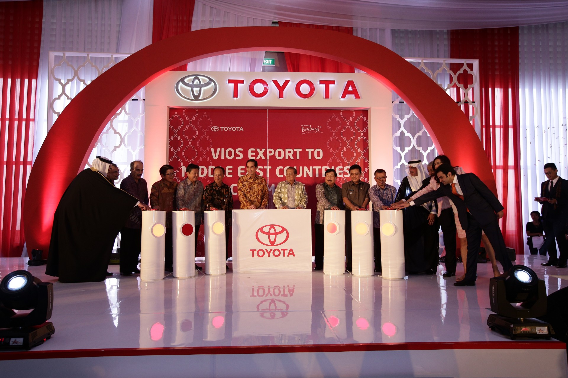 Vios Export Ceremony in Indonesia