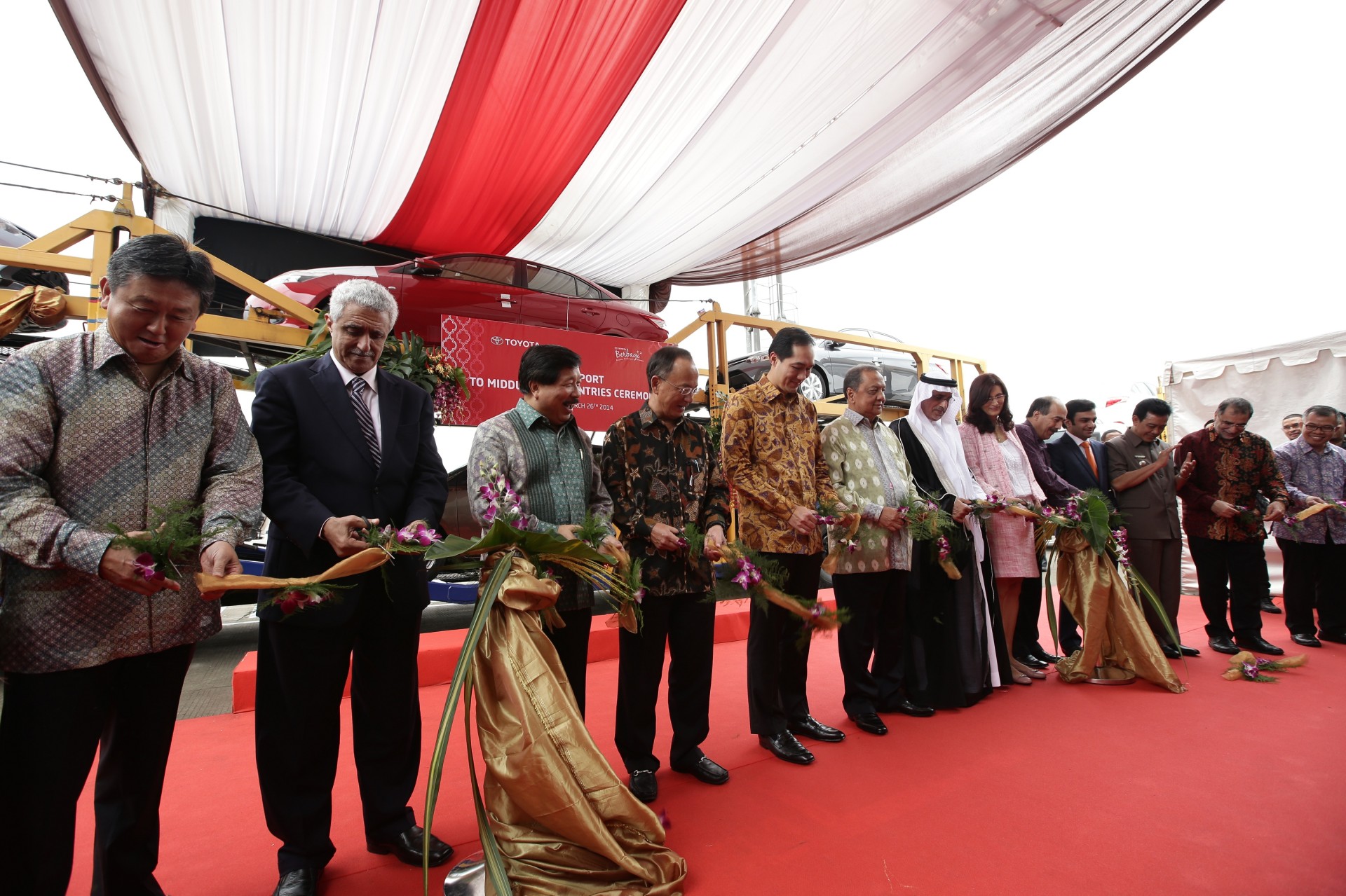 Vios Export Ceremony in Indonesia