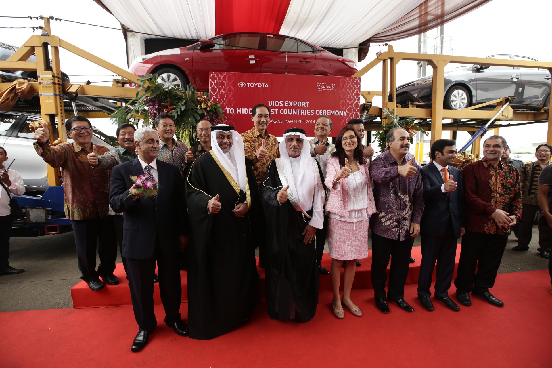 Vios Export Ceremony in Indonesia