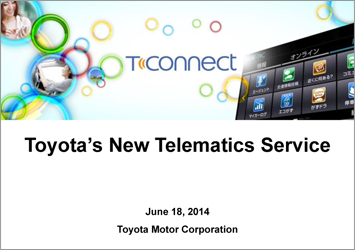 Toyota’s New Telematics Service