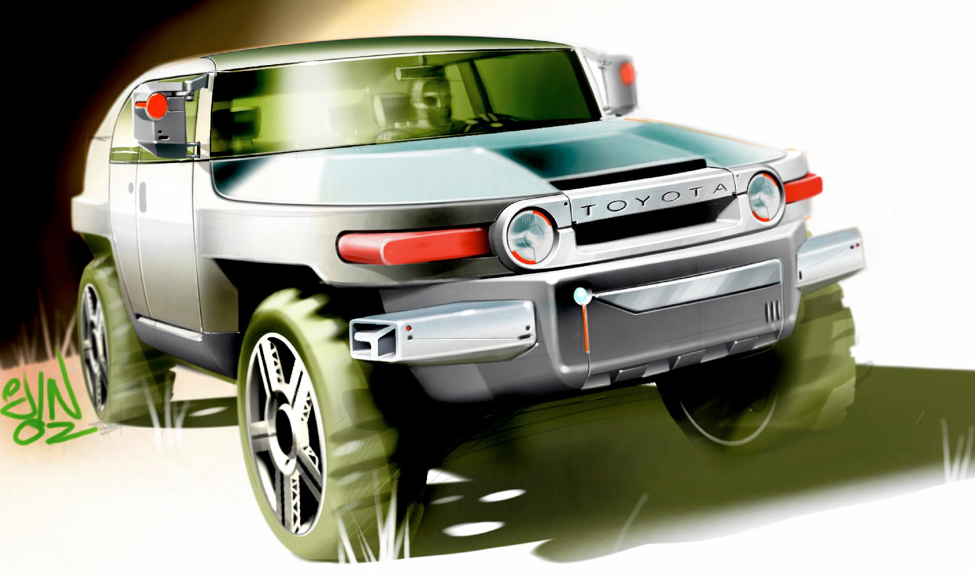 Toyota FJ Cruiser (unveiled as concept at the North American International Auto Show in 2003)