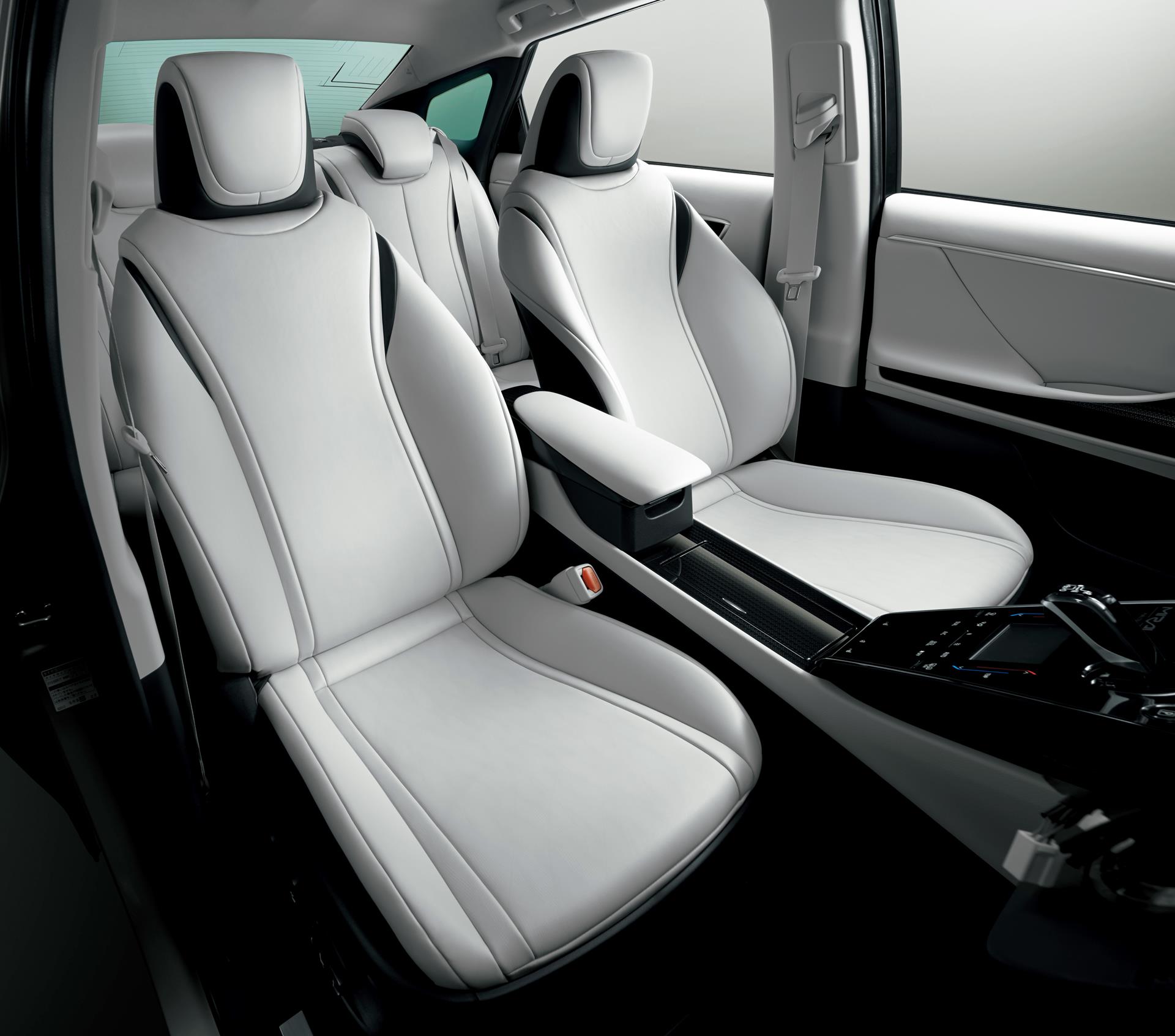 Toyota Mirai fuel cell sedan interior