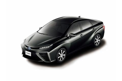 Toyota Mirai fuel cell sedan (Precious Black Pearl two-tone)