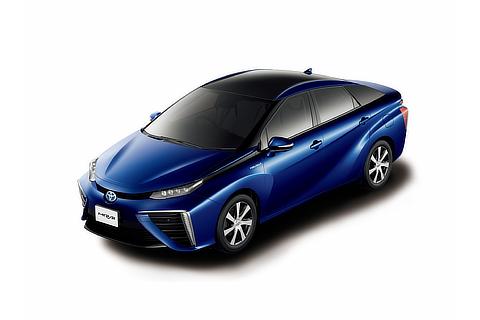 Toyota Mirai fuel cell sedan (Dark Blue Mica two-tone)