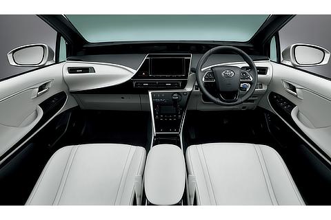 Toyota Mirai fuel cell sedan interior (Warm White)