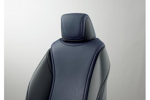 Toyota Mirai fuel cell sedan seat (Blue White)