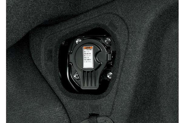 Toyota Mirai fuel cell sedan DC outlet