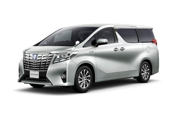 Alphard G "F Package" (hybrid; silver metallic)