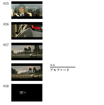 「ドバイ DAY」篇(30秒・A) ストーリーボード