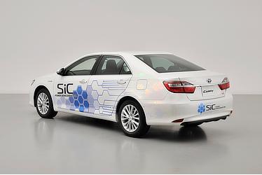 SiC-equipped test vehicle