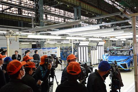 Production ceremony for the Toyota Mirai (February 24, 2015)