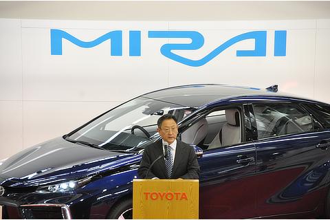 Production ceremony for the Toyota Mirai (February 24, 2015)